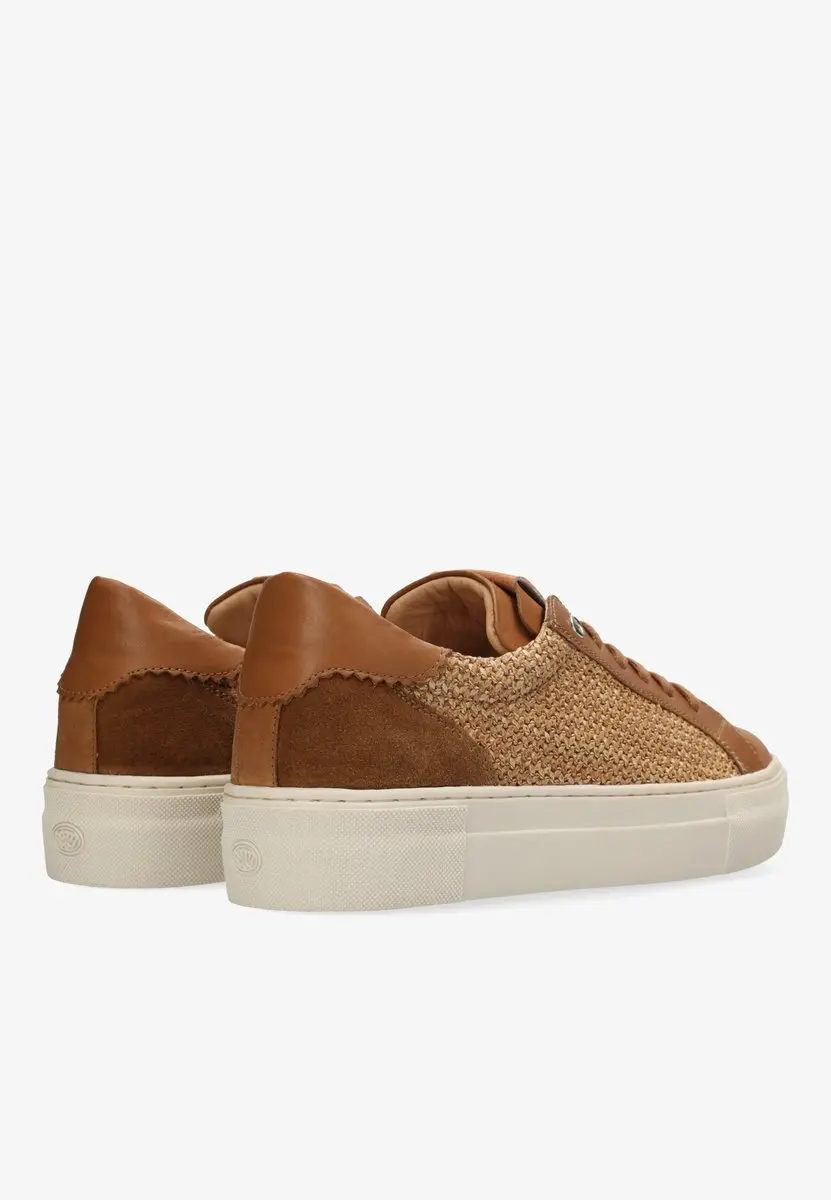 Fred de la Bretoniere STORM ISA Sneaker 37 - Cognac - afbeelding 5 van 6