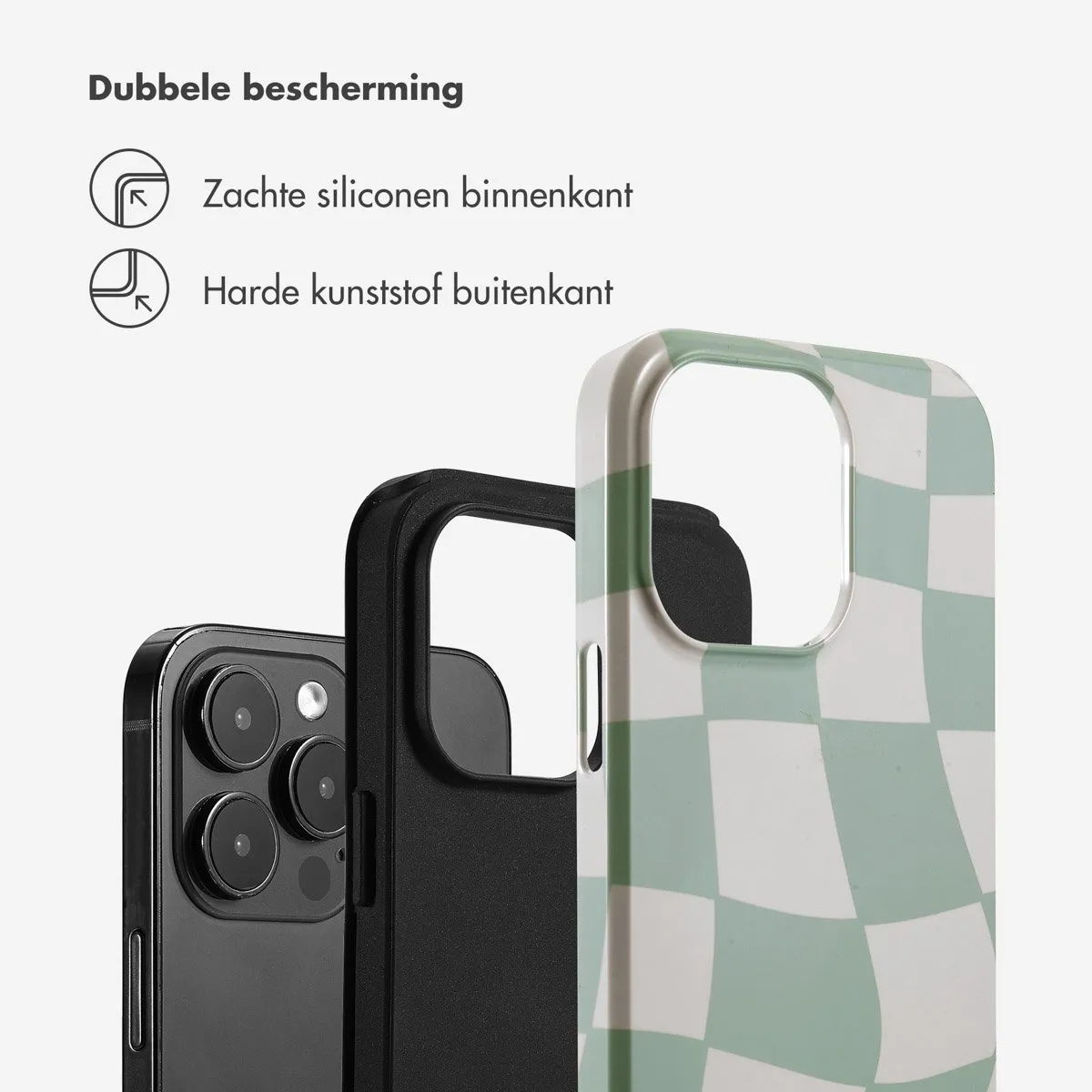 Selencia Hoesje iPhone 14 Pro Max Groovy Sage Green