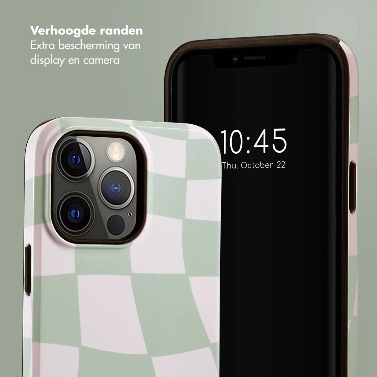 Selencia Hoesje iPhone 14 Pro Max Groovy Sage Green