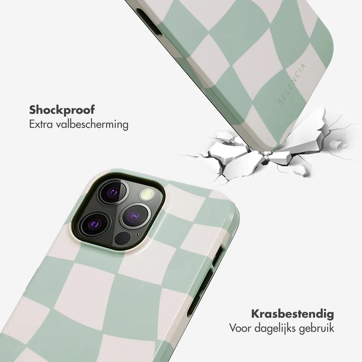 Selencia Hoesje iPhone 14 Pro Max Groovy Sage Green - afbeelding 6 van 6