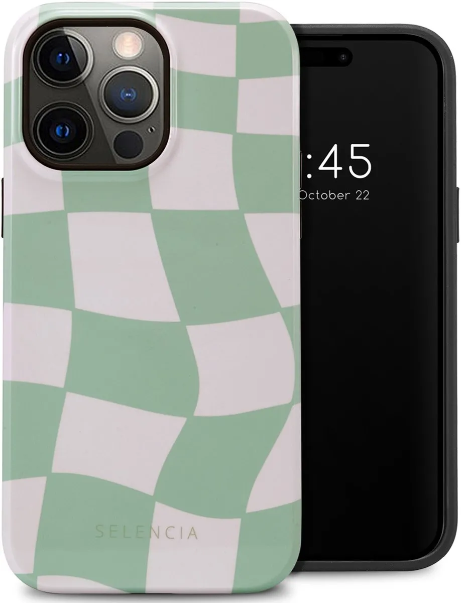 Selencia Hoesje iPhone 14 Pro Max Groovy Sage Green