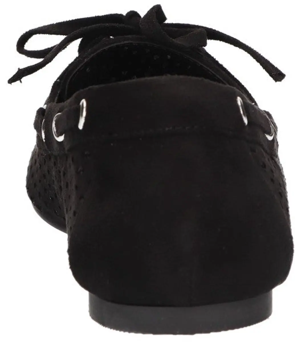 La Strada Loafer Zwart Textiel