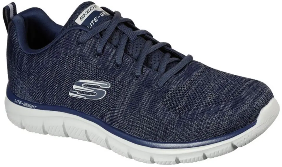 Skechers SPORT MENS TRACK FRONT RUNNER sneakers heren blauw