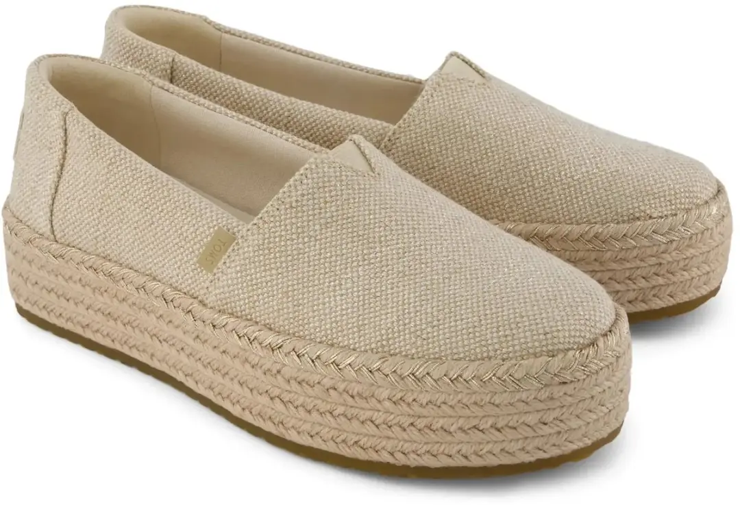 TOMS Valencia Dames Espadrilles - 42.5 - Goud - afbeelding 2 van 2