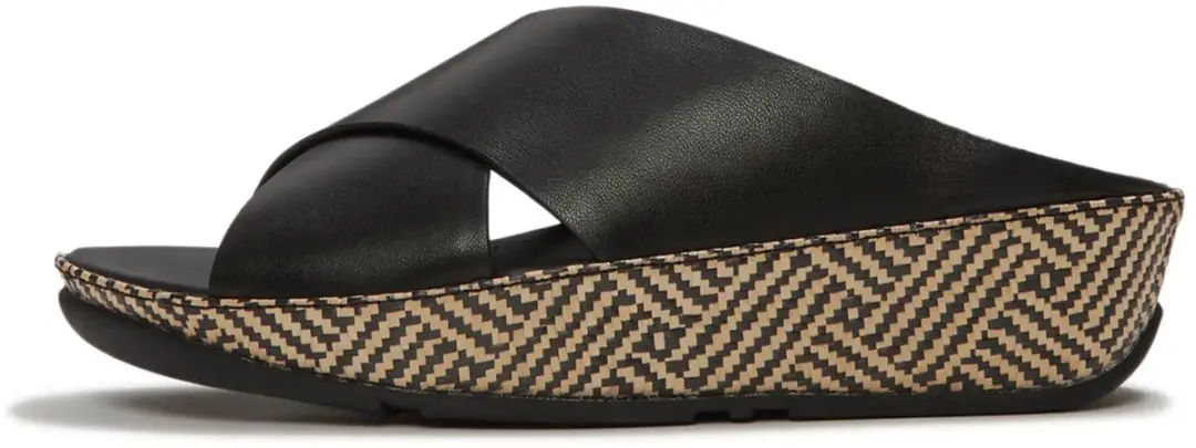 FITFLOP Lulu Lux Cross Slide Slippers