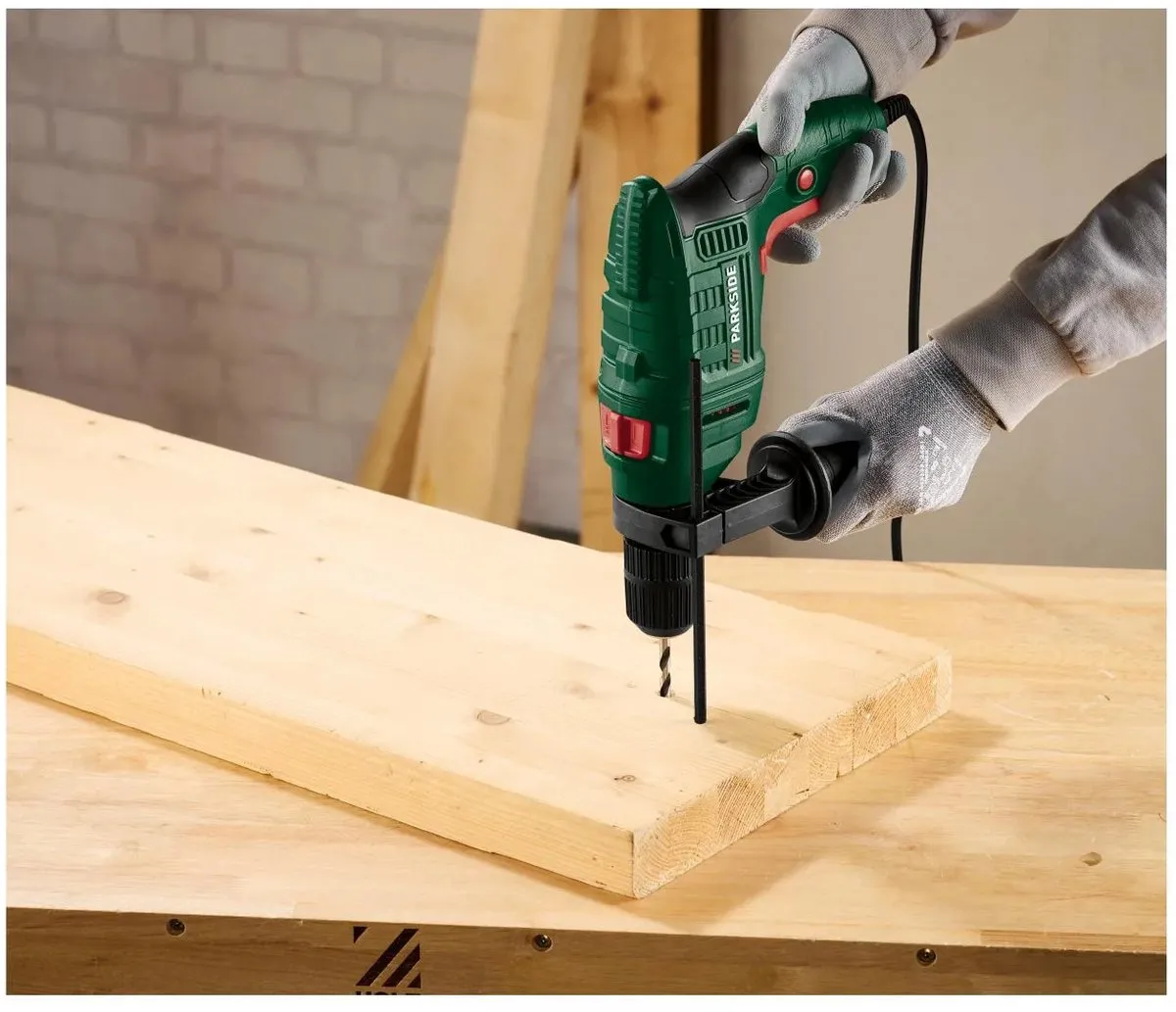 PARKSIDE Boorhamer 500 W - max. 3200 rpm -Rechts-/linksdraaiend - Extra handvat 360° verstelbaar (12 standen) Traploos regelbaar toerental