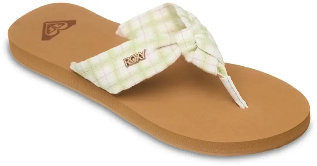 Roxy Paia V Teenslipper - 39 - Lime Green - afbeelding 2 van 4