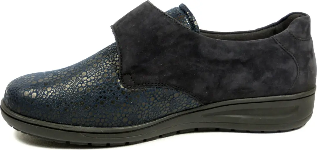 Solidus Inschieter Dames Klittenbandschoenen 39 - Blauw - afbeelding 6 van 6