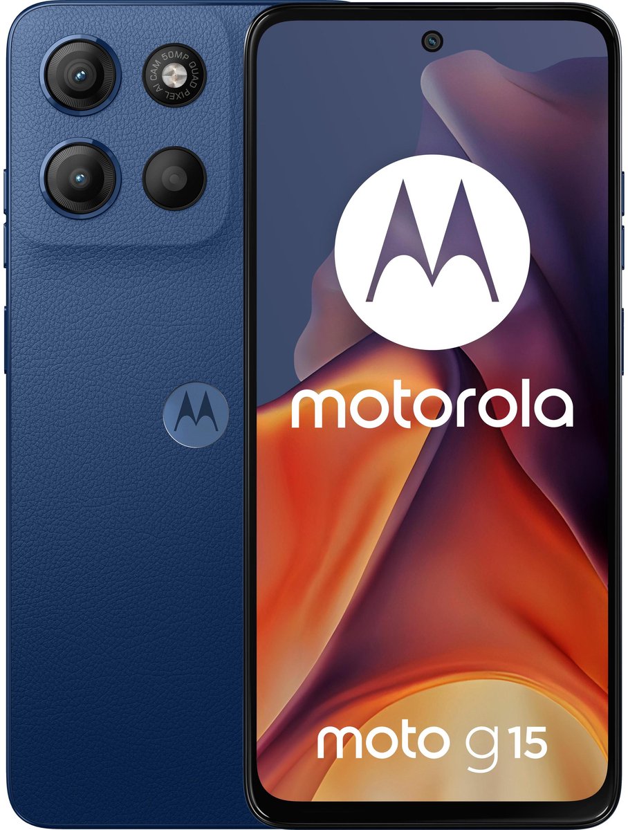 Motorola Moto G15 4G - 256GB - Blauw (Sea Blue)