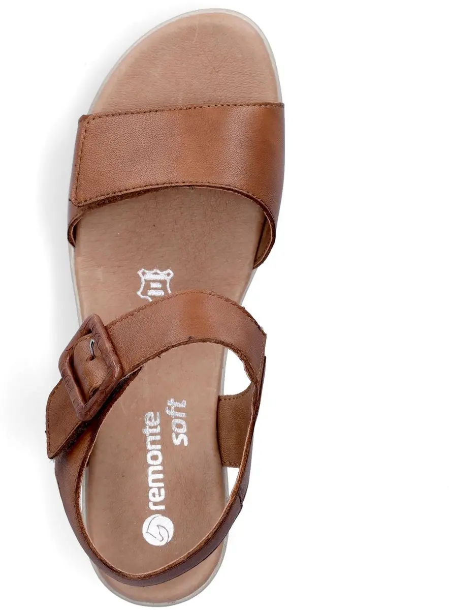 Remonte -Dames - cognac/caramel - sandalen - maat 36 - afbeelding 4 van 6