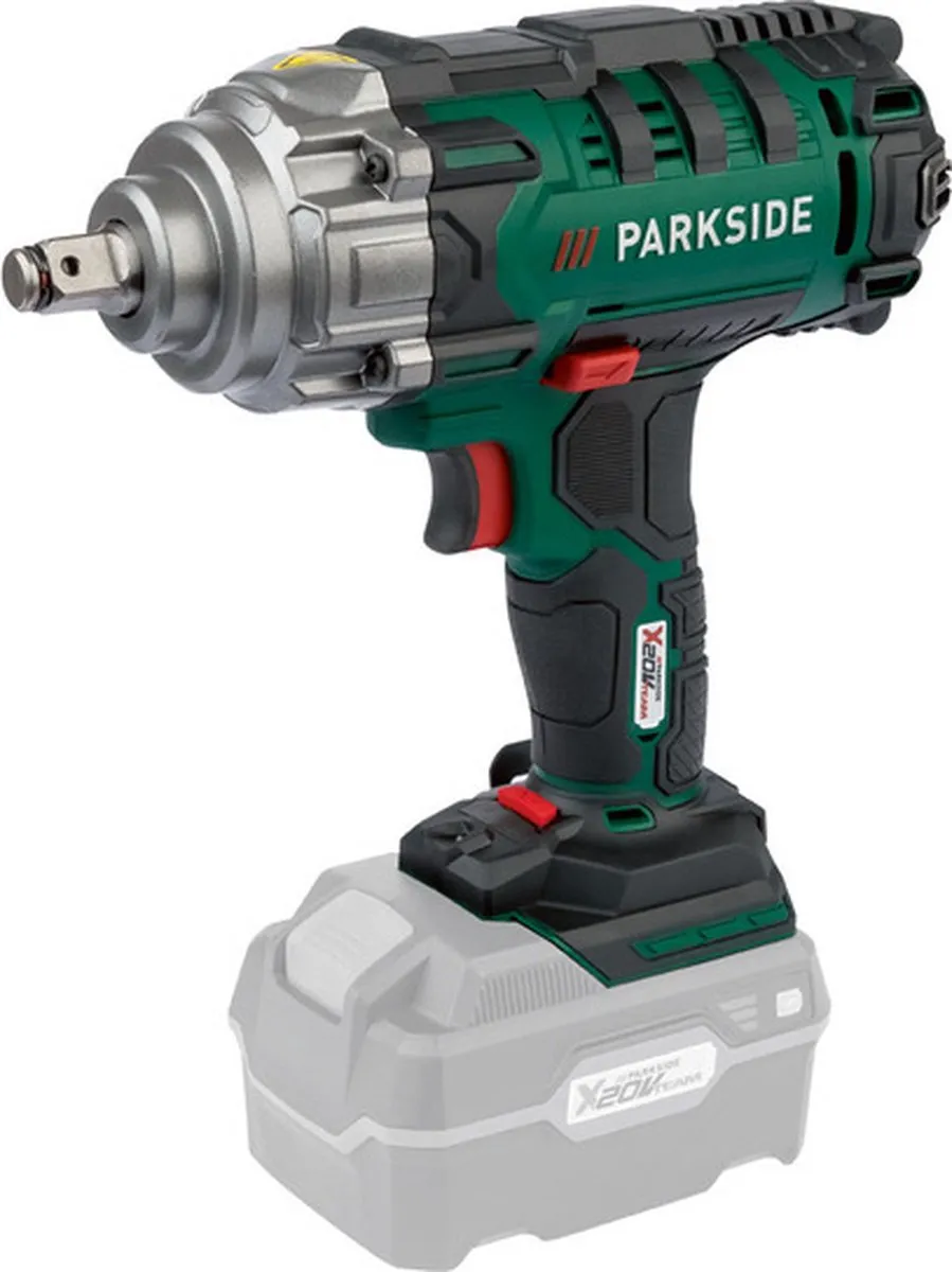 PARKSIDE 20V Accu Slagmoersleutel 400Nm - 4 Doppen 17-23mm - afbeelding 3 van 6