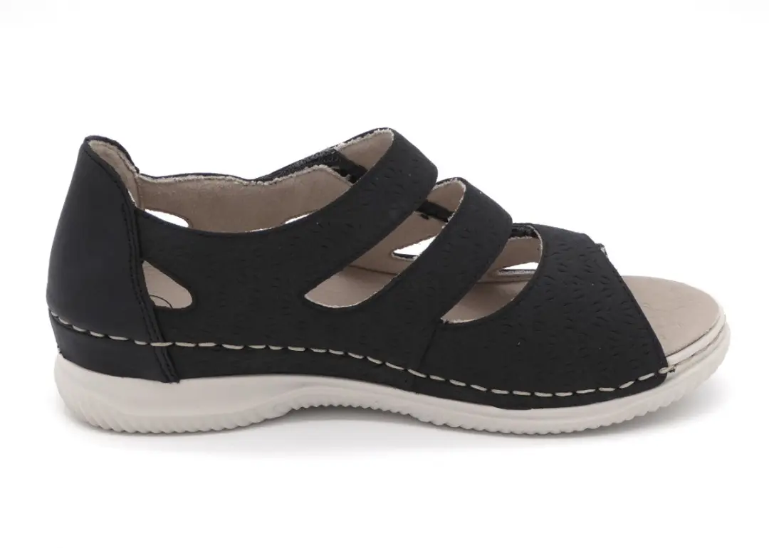 Rieker V7451 Dames Sandalen - Blauw - afbeelding 4 van 6