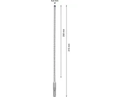 Bosch Professional EXPERT SDS plus-7X Hamerboor 6x250mm - Beton - afbeelding 6 van 6