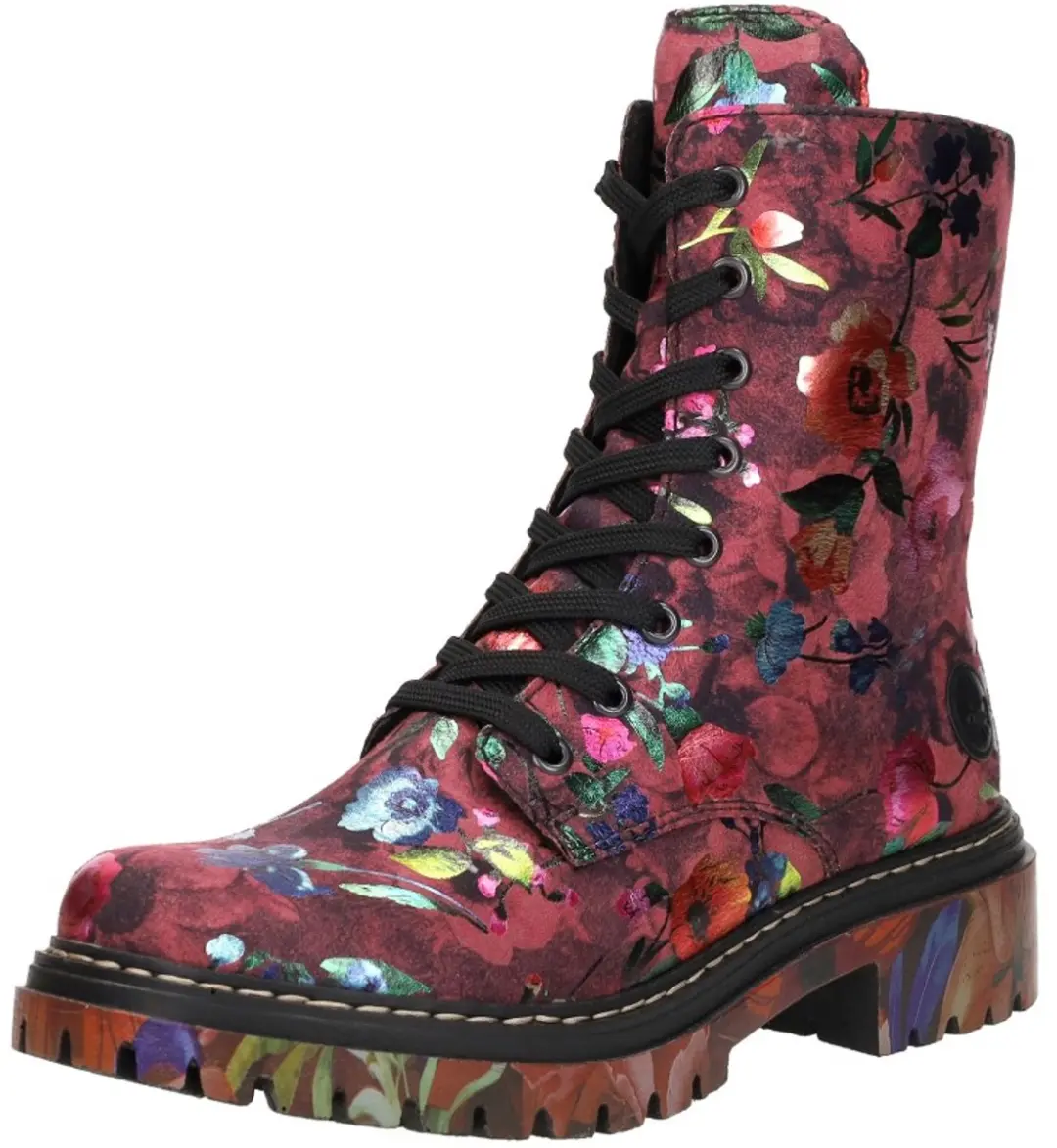 Rieker Dames Biker Boots 72627-92 - Bont - Maat 38