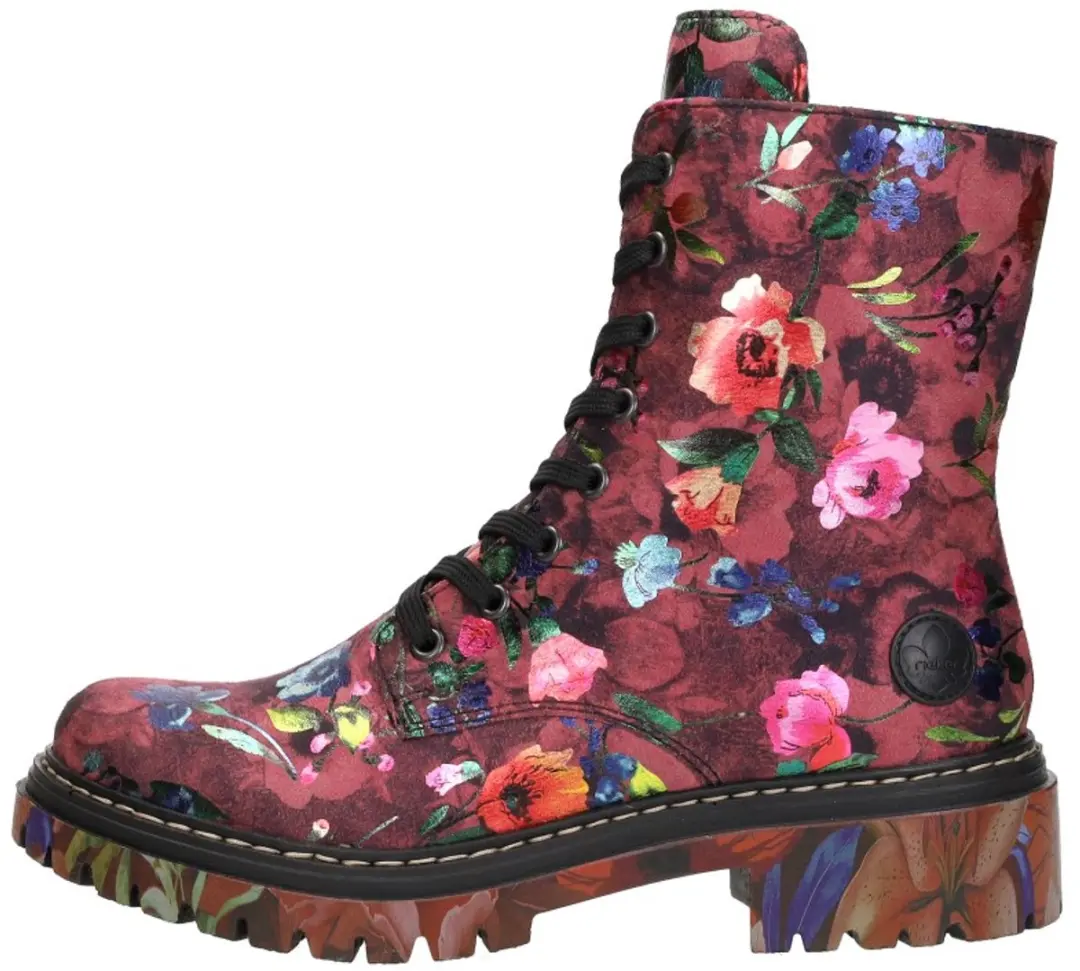 Rieker Dames Biker Boots 72627-92 - Bont - Maat 38