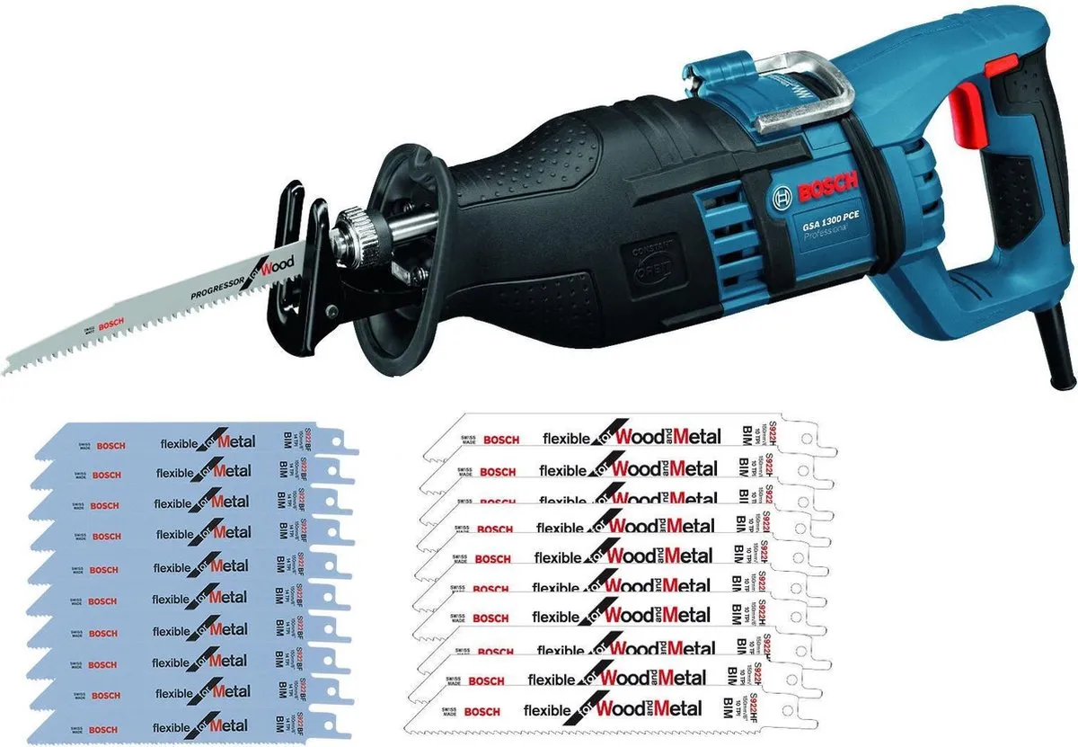 Bosch Professional GSA 1300 PCE Reciprozaag - 1300W - met opbergkoffer