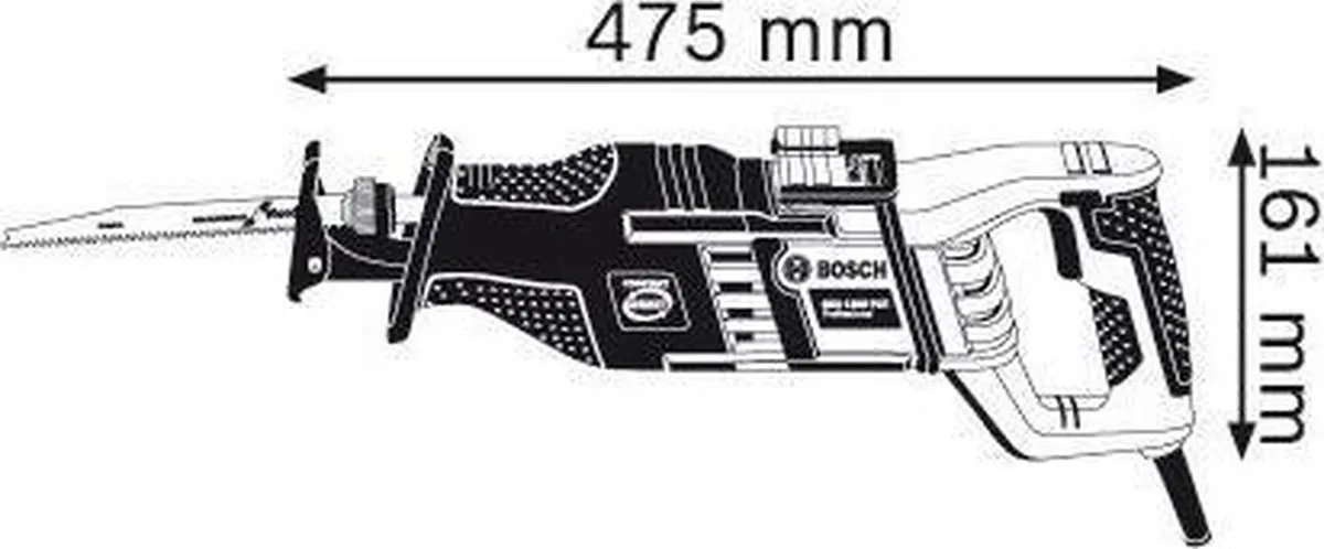 Bosch Professional GSA 1300 PCE Reciprozaag - 1300W - met opbergkoffer
