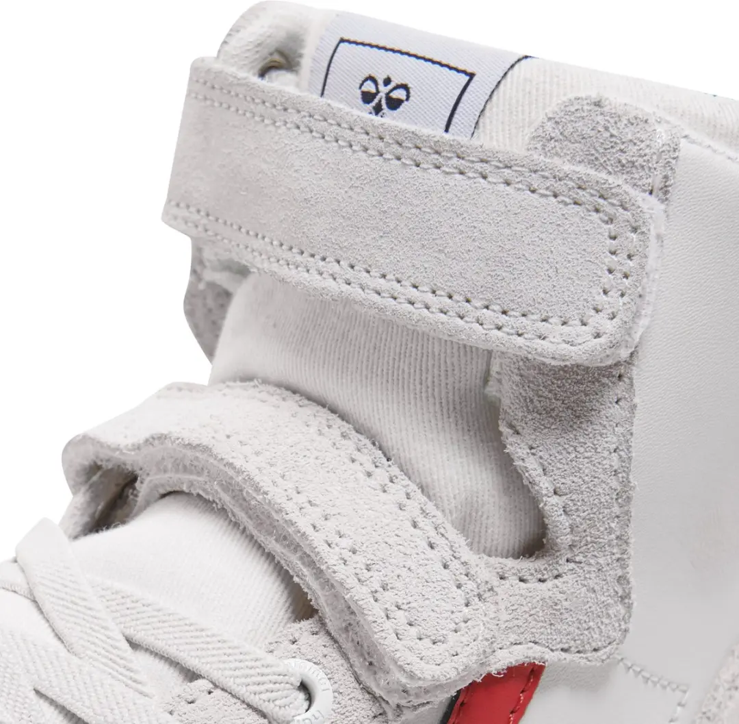 Hummel Kids Trainers Slimmer Stadil Leather High Jr White-26