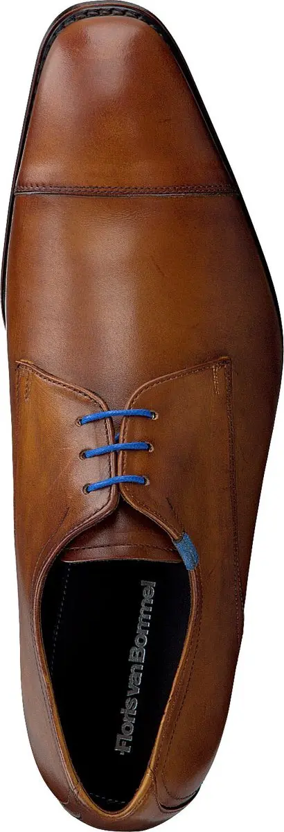Floris van Bommel SFM-30064 Heren Nette Schoenen - Cognac - Maat 41 - afbeelding 3 van 6