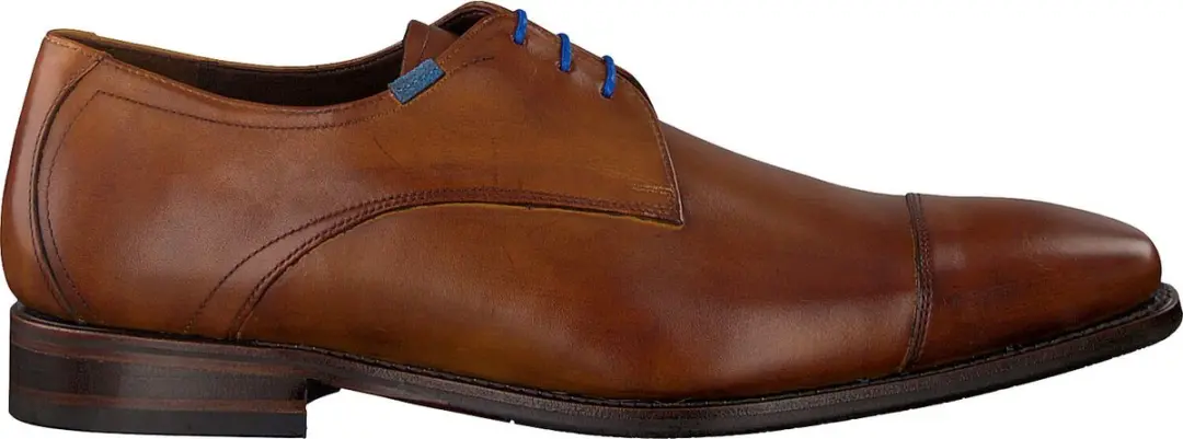 Floris van Bommel SFM-30064 Heren Nette Schoenen - Cognac - Maat 41 - afbeelding 5 van 6