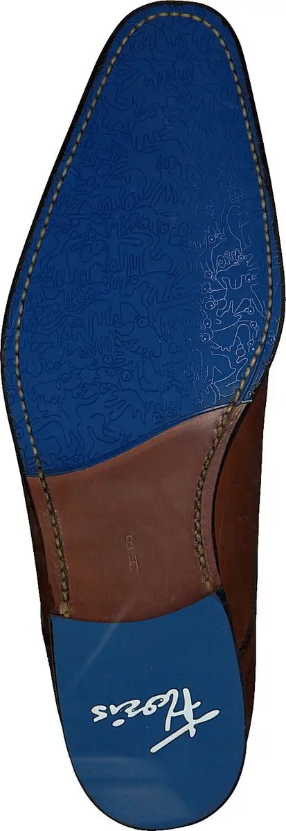 Floris van Bommel SFM-30064 Heren Nette Schoenen - Cognac - Maat 41 - afbeelding 6 van 6