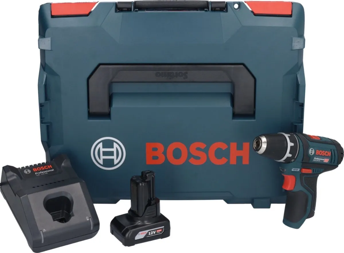 Bosch Professional GSR 12V-15 Accuboormachine - 30 Nm - 1x 6,0 Ah Accu