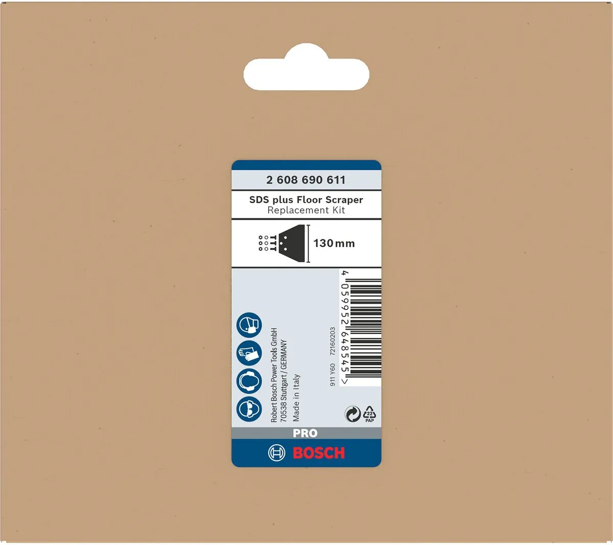 Bosch Professional SDS Plus Vloerschraper 130mm - 2608690611