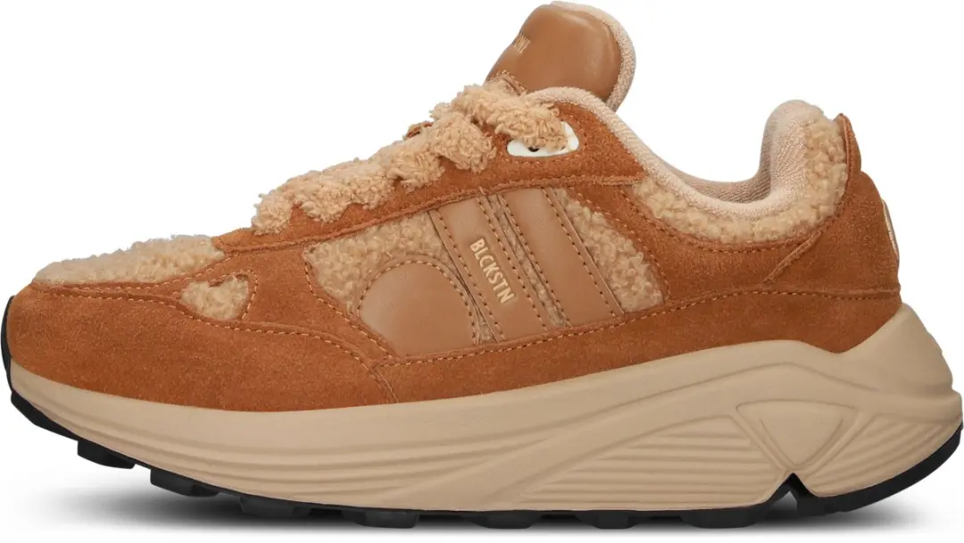 Blackstone V-RILEY - GL780 Brown Sugar - Runner Sneaker - Vrouw - Cognac - Maat: 37