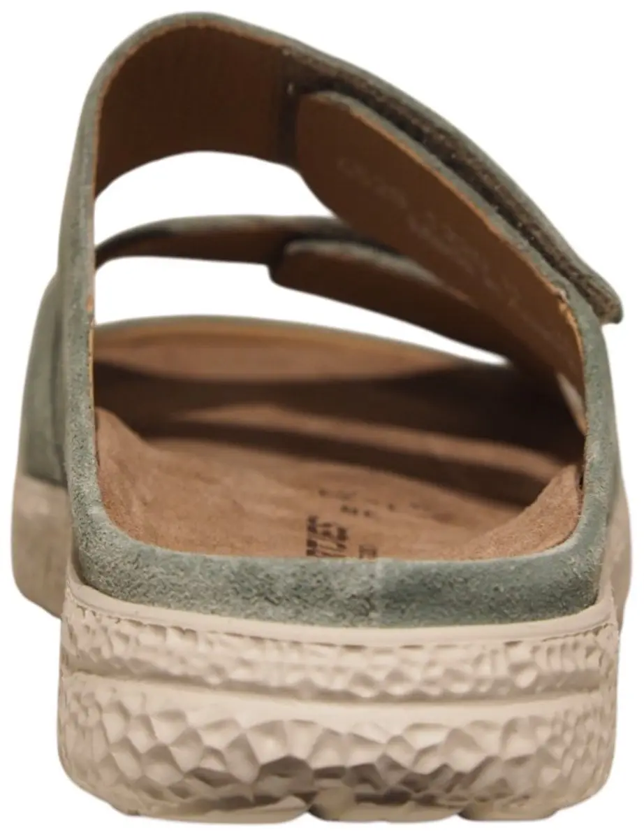 Hartjes Groove Slippers Groen Suede - 43 - afbeelding 6 van 6