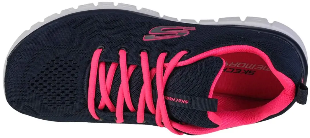 Skechers Graceful Get Connected Sneakers Dames - Blauw - afbeelding 5 van 6