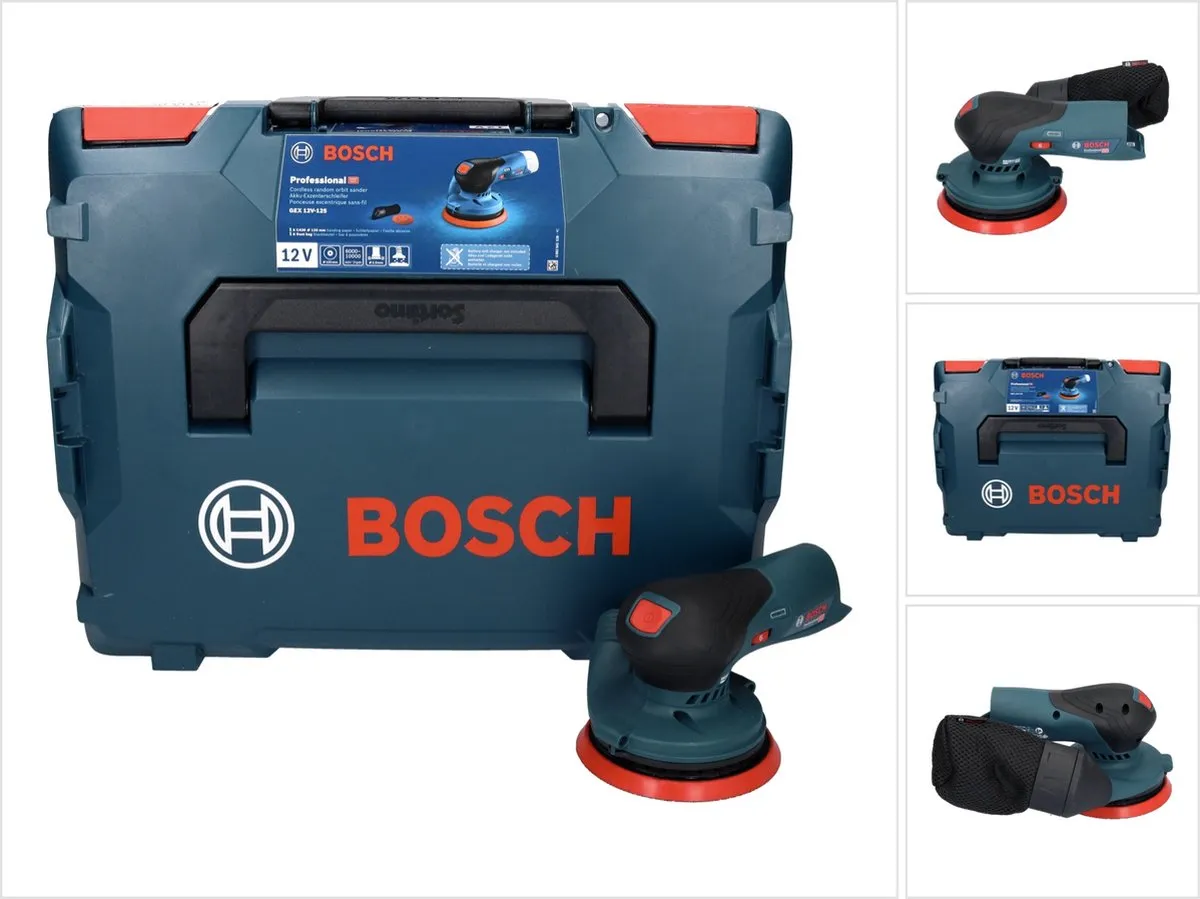 Bosch Professional GEX 12V-125 Accu Excenterschuurmachine - 12V