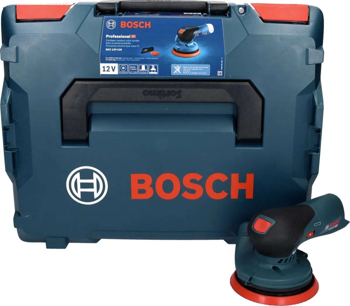 Bosch Professional GEX 12V-125 Accu Excenterschuurmachine - 12V