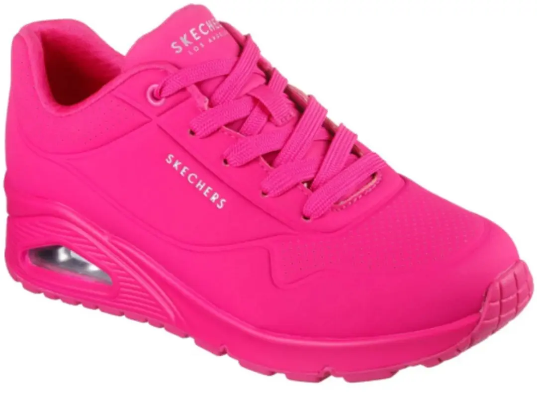 Skechers Uno Night Shades Dames Sneakers - Roze