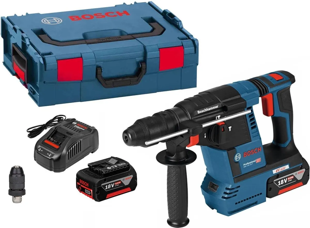 Bosch Professional GBH 18V-26 F Accuboormachine - 2 Accu's