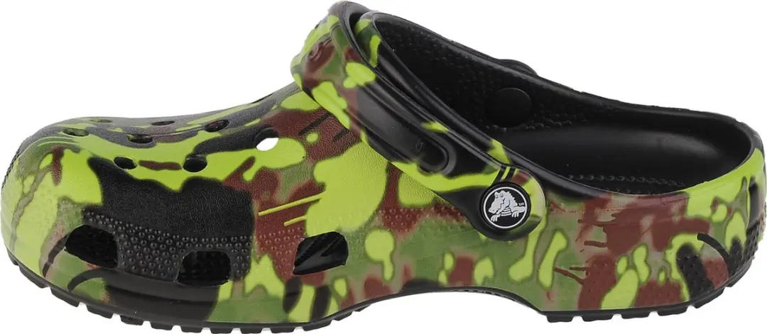 Crocs Classic Spray Camo Zwart/Groen Maat 29/30 C12