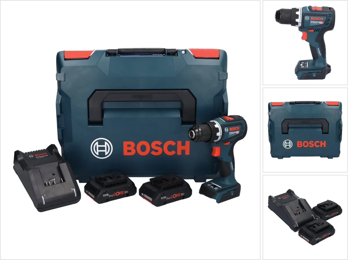 Bosch Professional GSR 18V-90 C Schroefboormachine - 2x 4.0Ah