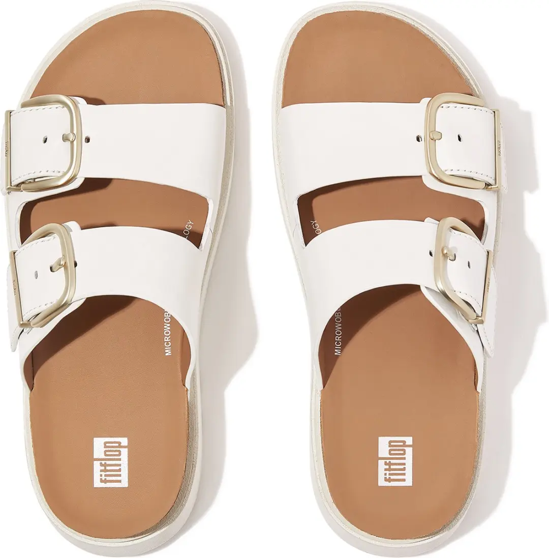 FitFlop Gen-FF Buckle Leather Slides - Maat 37 - afbeelding 6 van 6