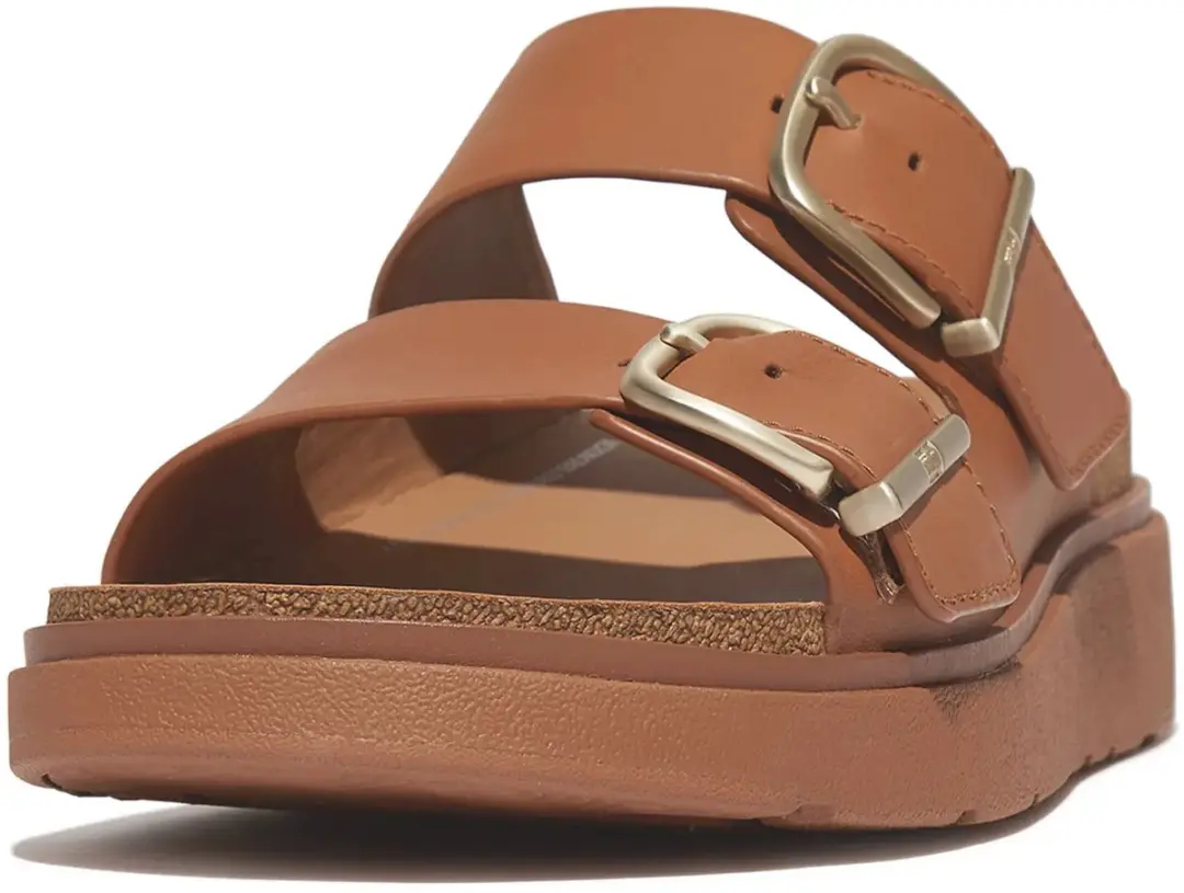 FitFlop Gen-FF Buckle Leather Slides - Maat 37 - afbeelding 2 van 6