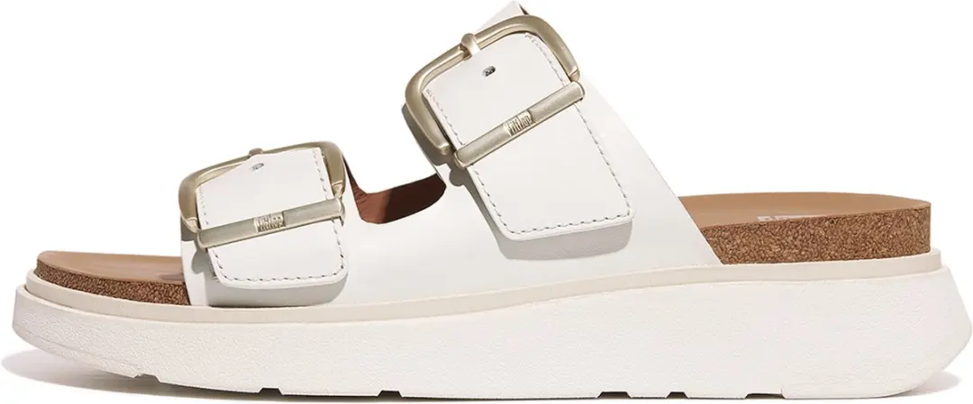 FitFlop Gen-FF Buckle Leather Slides - Maat 37 - afbeelding 5 van 6