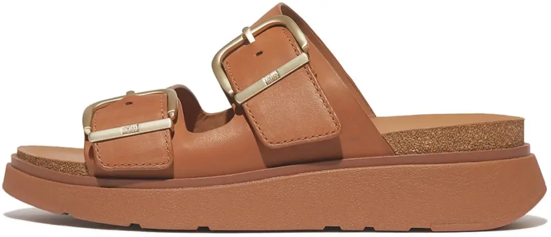 FitFlop Gen-FF Buckle Leather Slides - Maat 37 - afbeelding 3 van 6