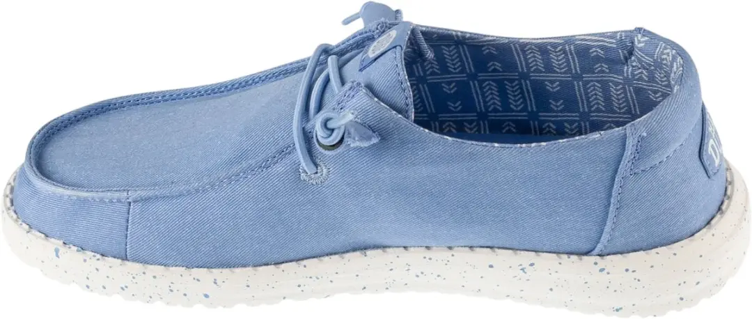 HEYDUDE Wendy Stretch Canvas Dames Instappers Hydrangea Blue - 37