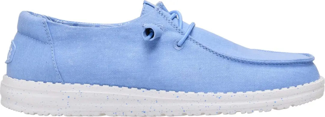 HEYDUDE Wendy Stretch Canvas Dames Instappers Hydrangea Blue - 37