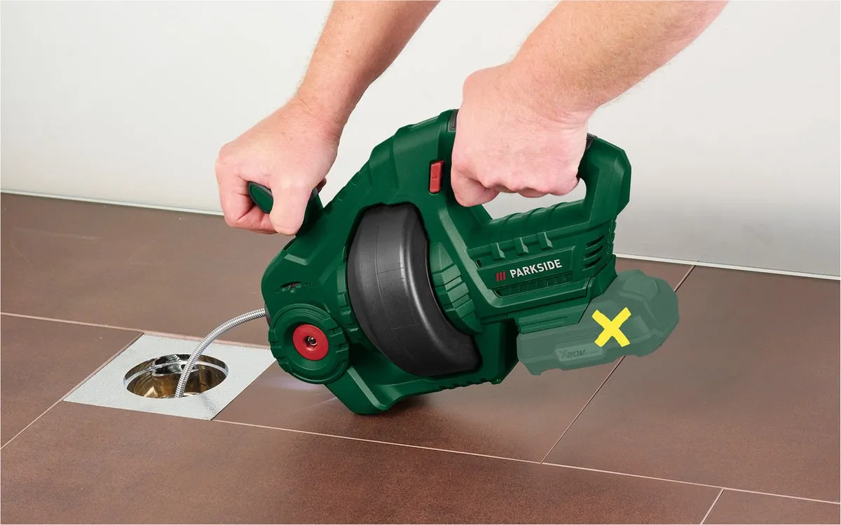 PARKSIDE Accu-Afvoerontstopper 20V 7,1m - MPN 333978 - afbeelding 6 van 6
