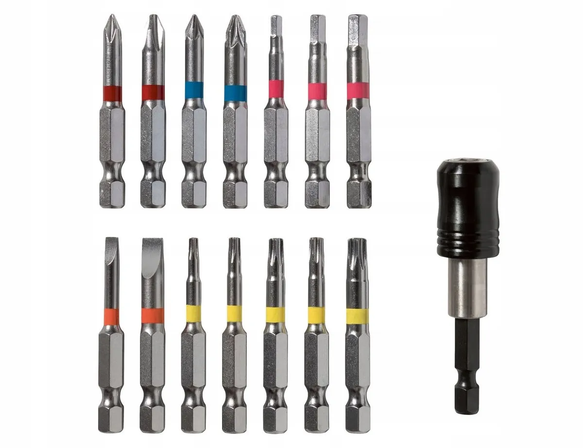 Parkside PBS S3 A1 Bitset 15-delig 50mm - Aluminium