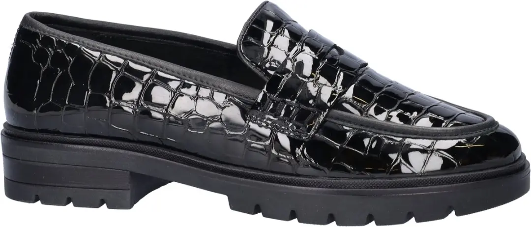 Ara Cambridge Dames Loafer - Zwart - Maat 42