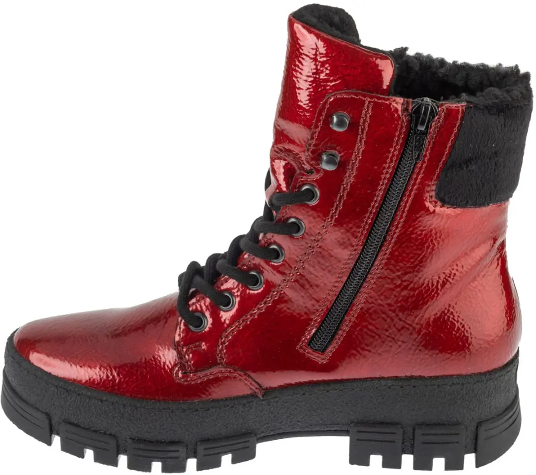 Rieker Y0220 Booties Vrouwen - Rood - Maat 39