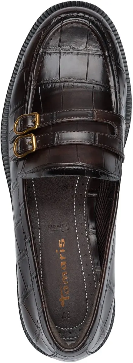 Tamaris Dames Loafers 1-24348-45 - Bruin - afbeelding 4 van 6