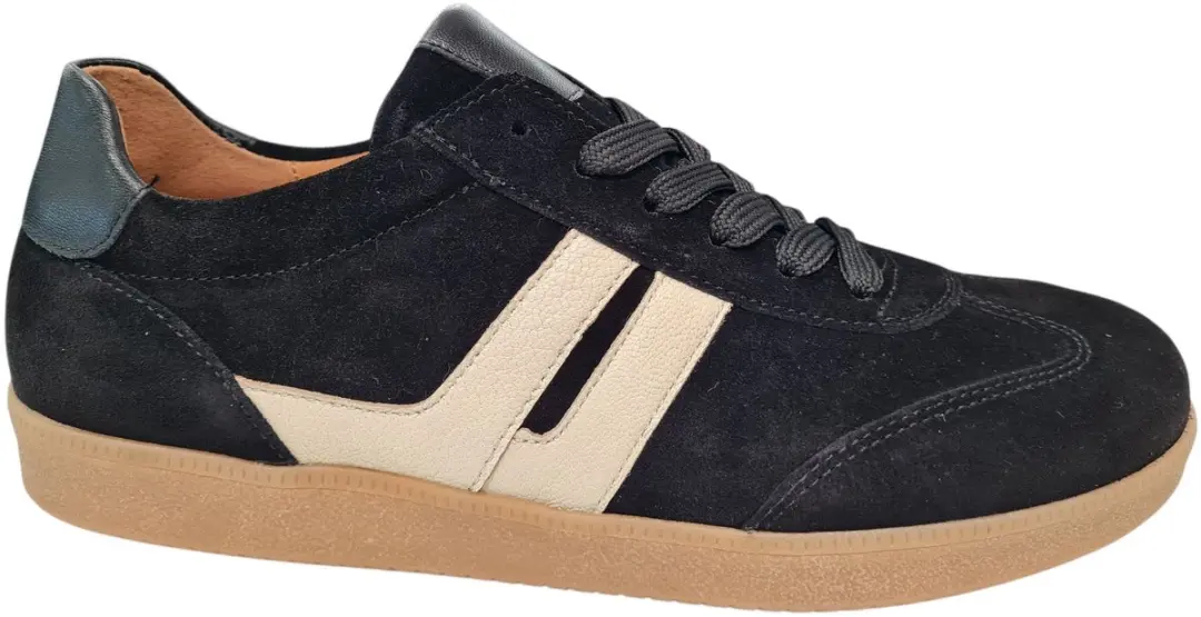 Gabor 73.300.17 Zwarte Suede Dames Sneakers