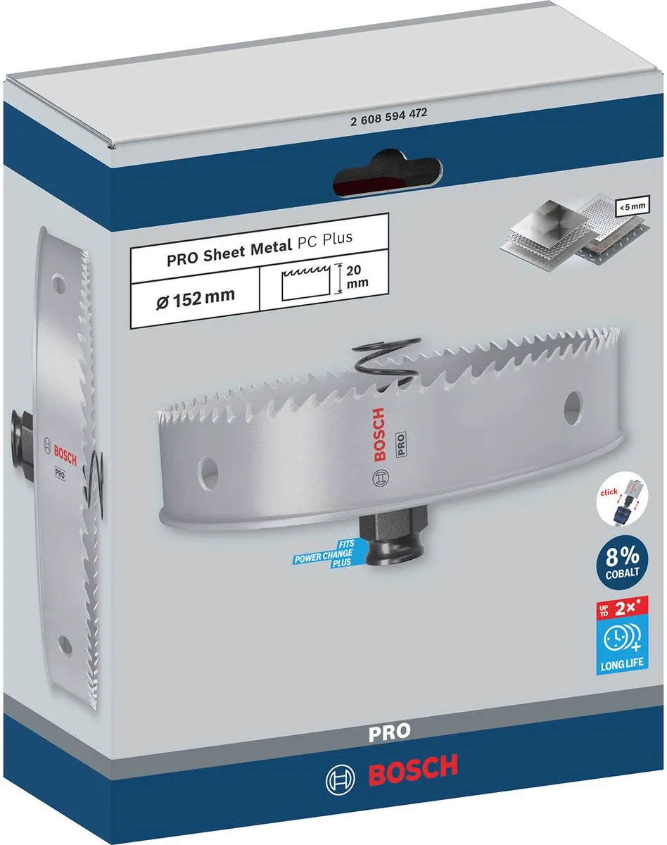 Bosch Professional PC Plus Gatenzaag 152mm - Metaal - afbeelding 5 van 5