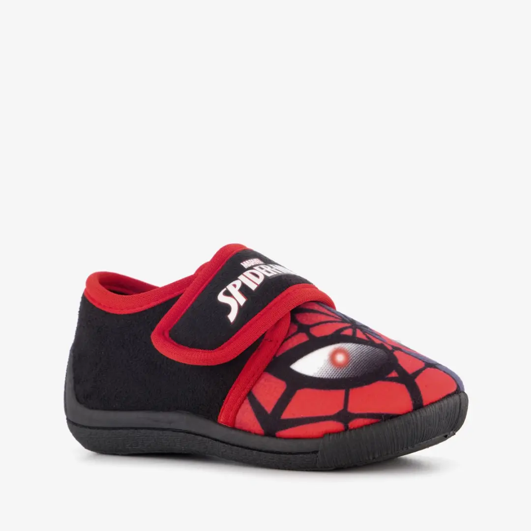 Spider-Man kinder pantoffels zwart rood